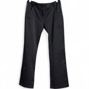 Spiegel Satin Tuxedo Trousers Size: 10 Inseam: 33”
